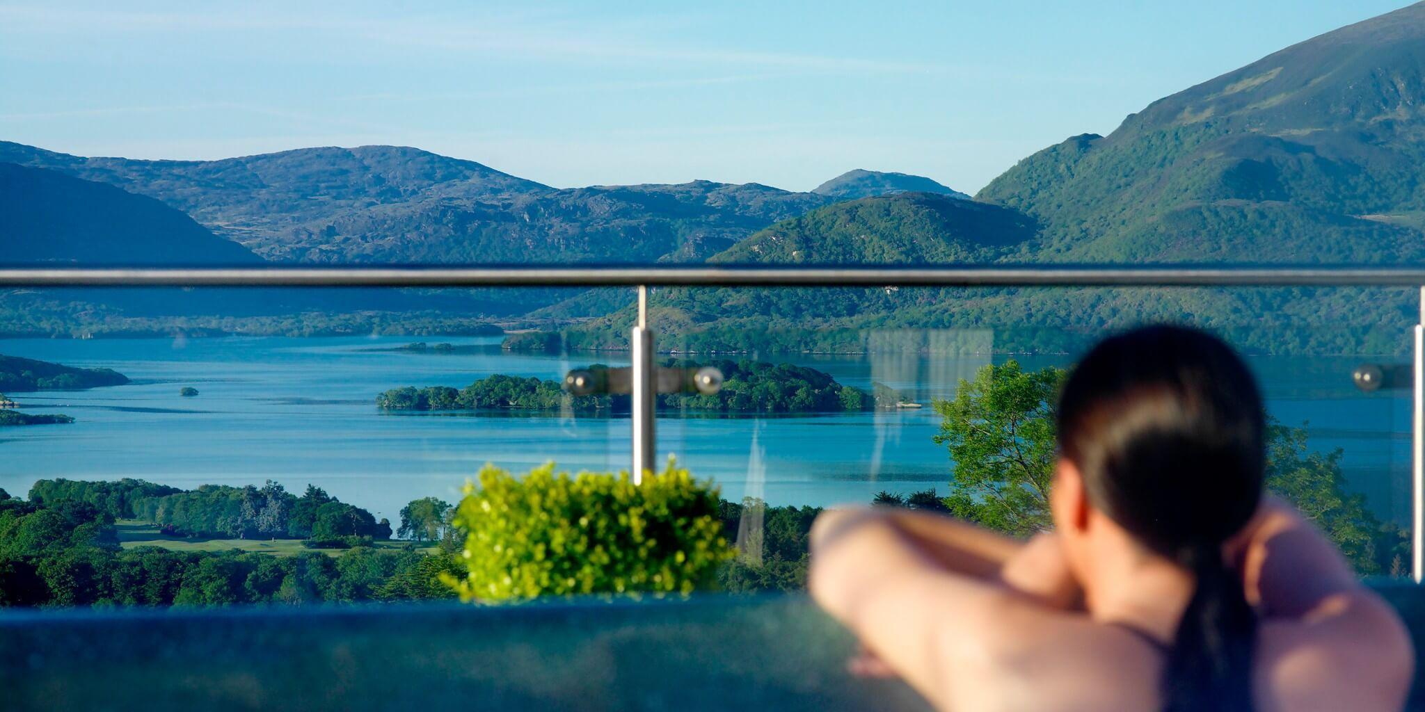 فندق وسبا أغادوي هايتس كيلارني المظهر الخارجي الصورة View of the lake from the hotel